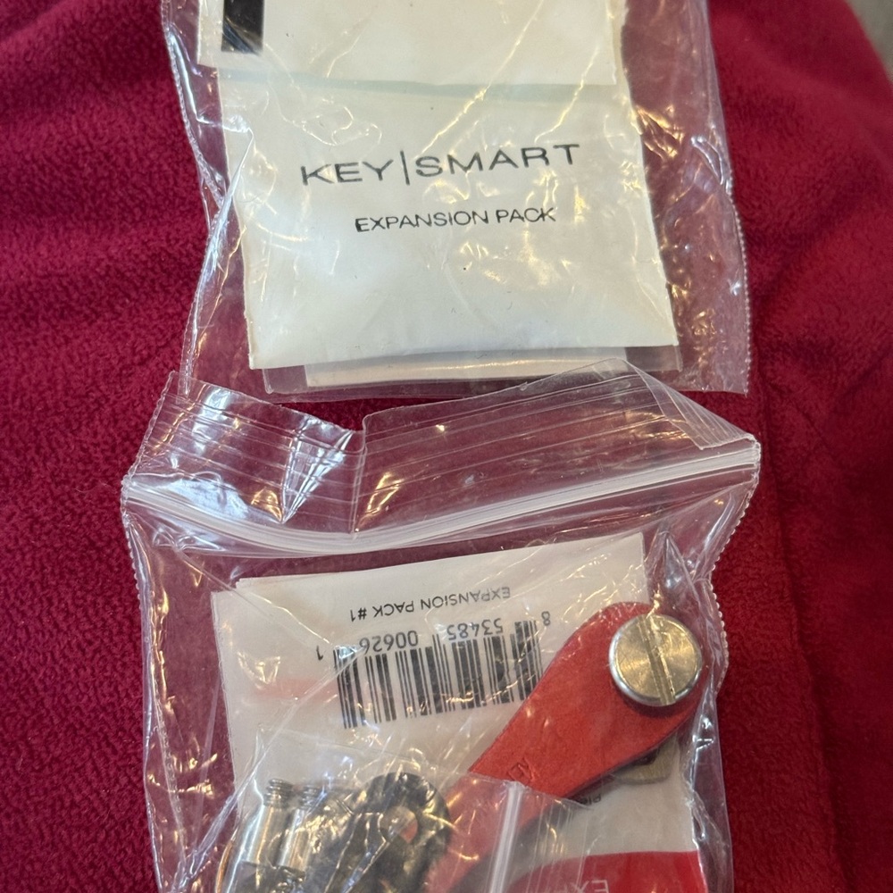 KeySmart Expansion Pack with Red KeySmart Holder